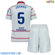 Camisa de time de futebol Atletico Madrid Johnny Cardoso #5 Replicas 3º Equipamento Infantil 2026-27 Manga Curta (+ Calças curtas)